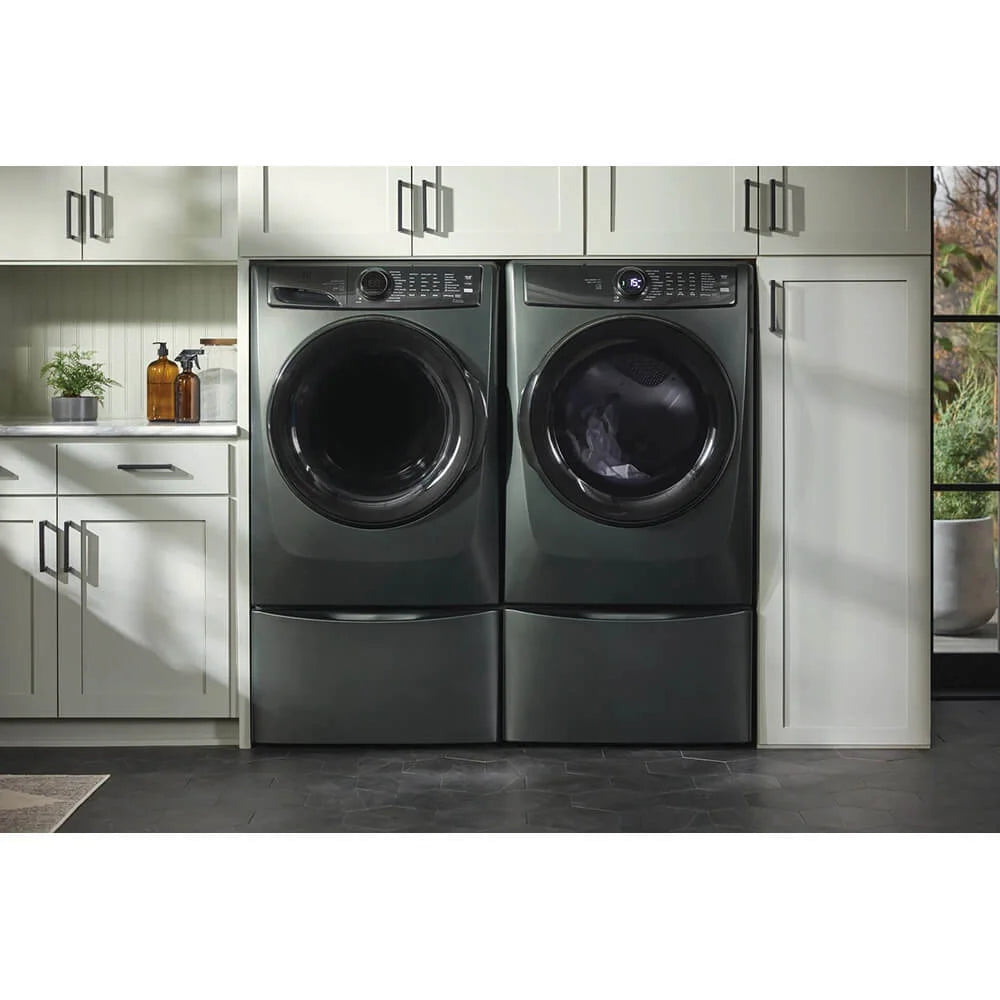 Electrolux ELFE7738AA 8.0 Cu. Ft. Alpine Green Front Load Perfect Steam Electric Dryer