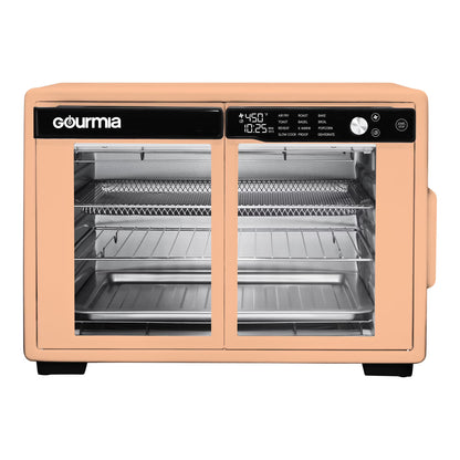 Gourmia 1700W 9-Slice Digital Toaster Oven Air Fryer, 12 Cooking Preset, 35L, Stainless Steel