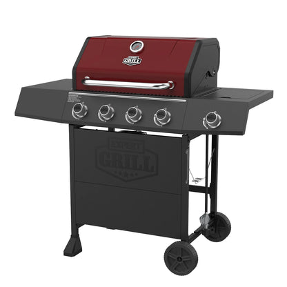 Expert Grill 4 Burner with Side Burner Propane Gas Grill in Blue