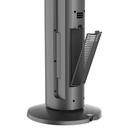 Lasko 42" 1500W All Season Tower Fan & Space Heater with Timer and Remote, White, FH500