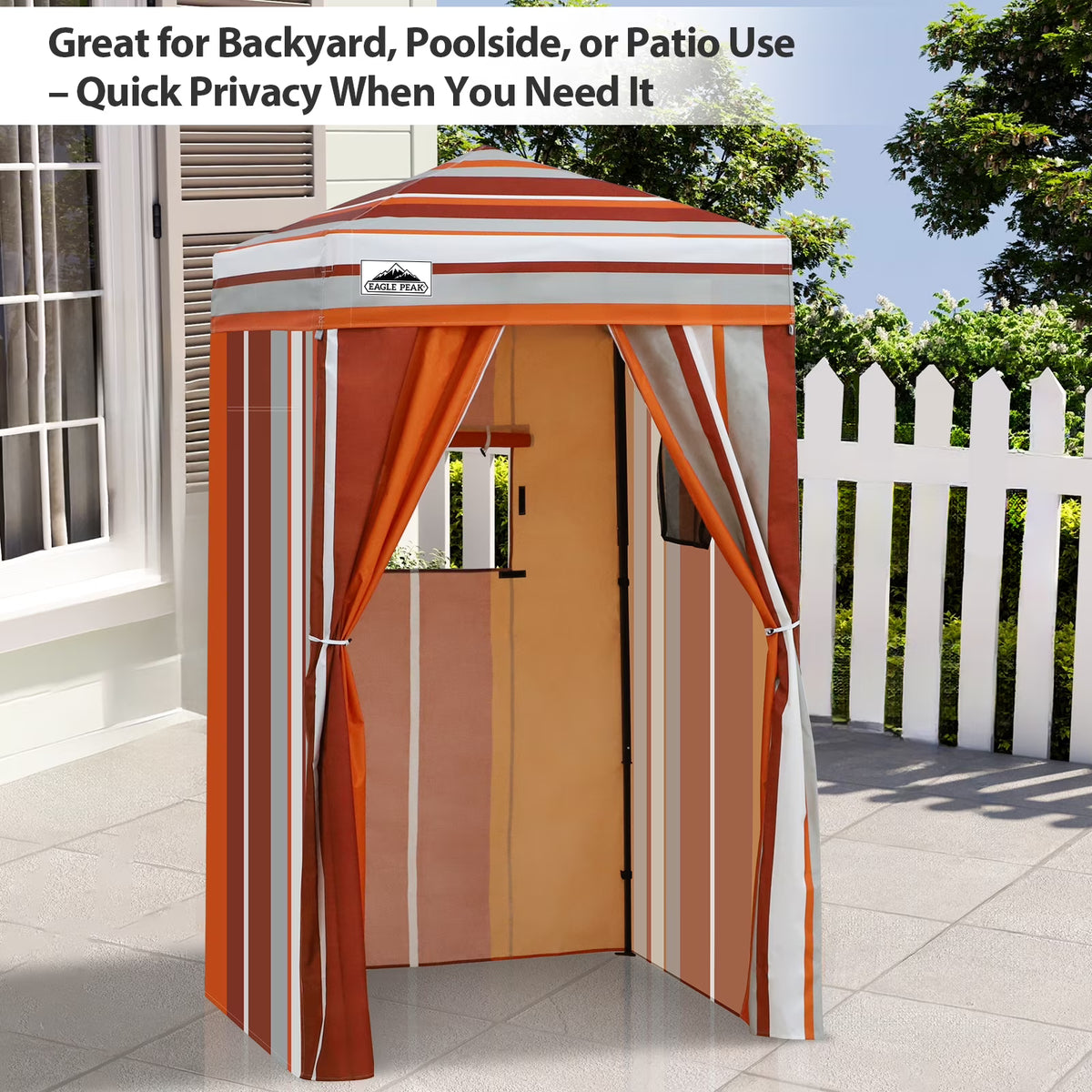 EAGLE PEAK Flex Ultra Compact 4 ft x 4 ft Pop-up Changing Room Canopy, Portable Privacy Cabana