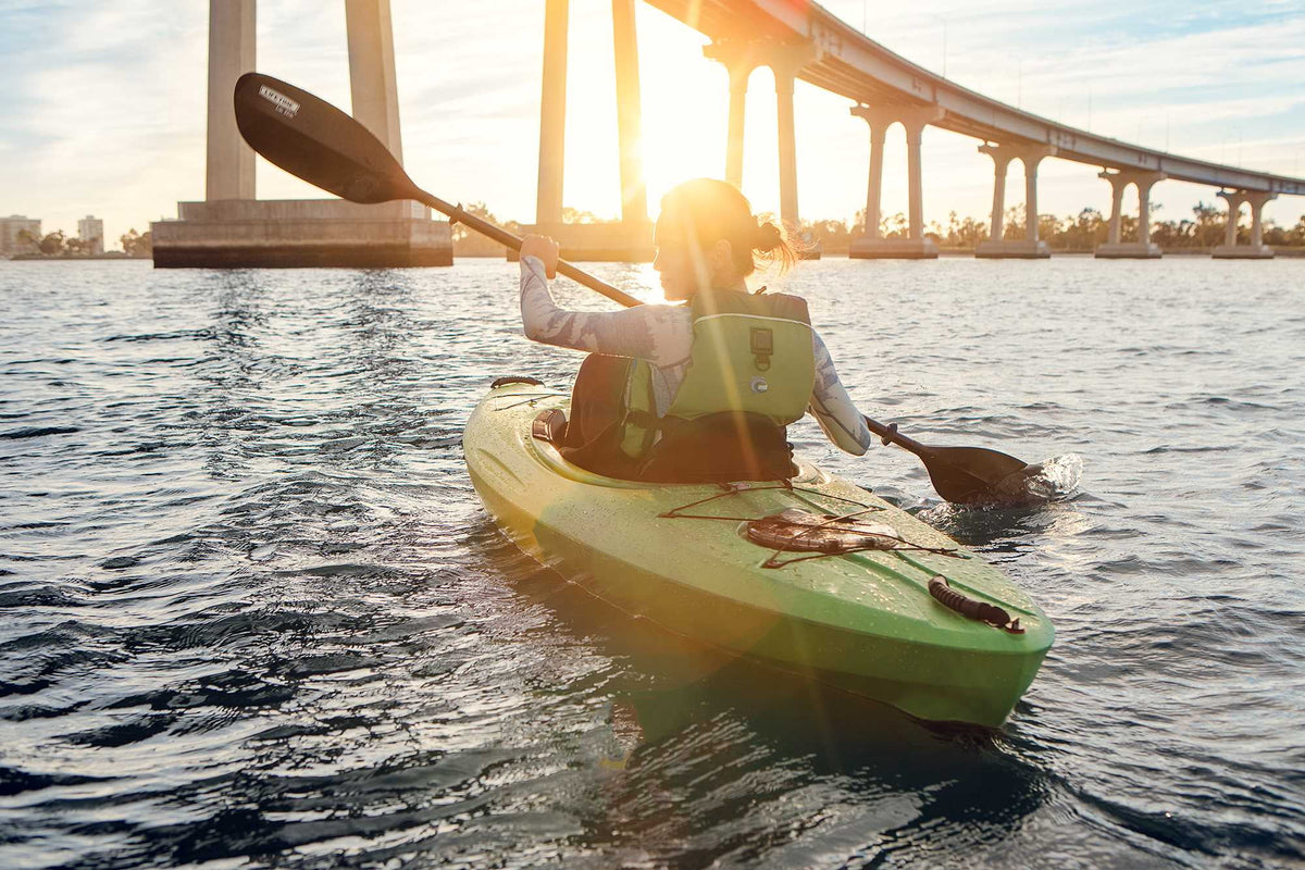 Lifetime Tide 123 inch Sit-Inside Kayak, Lemongrass Fusion (90848)