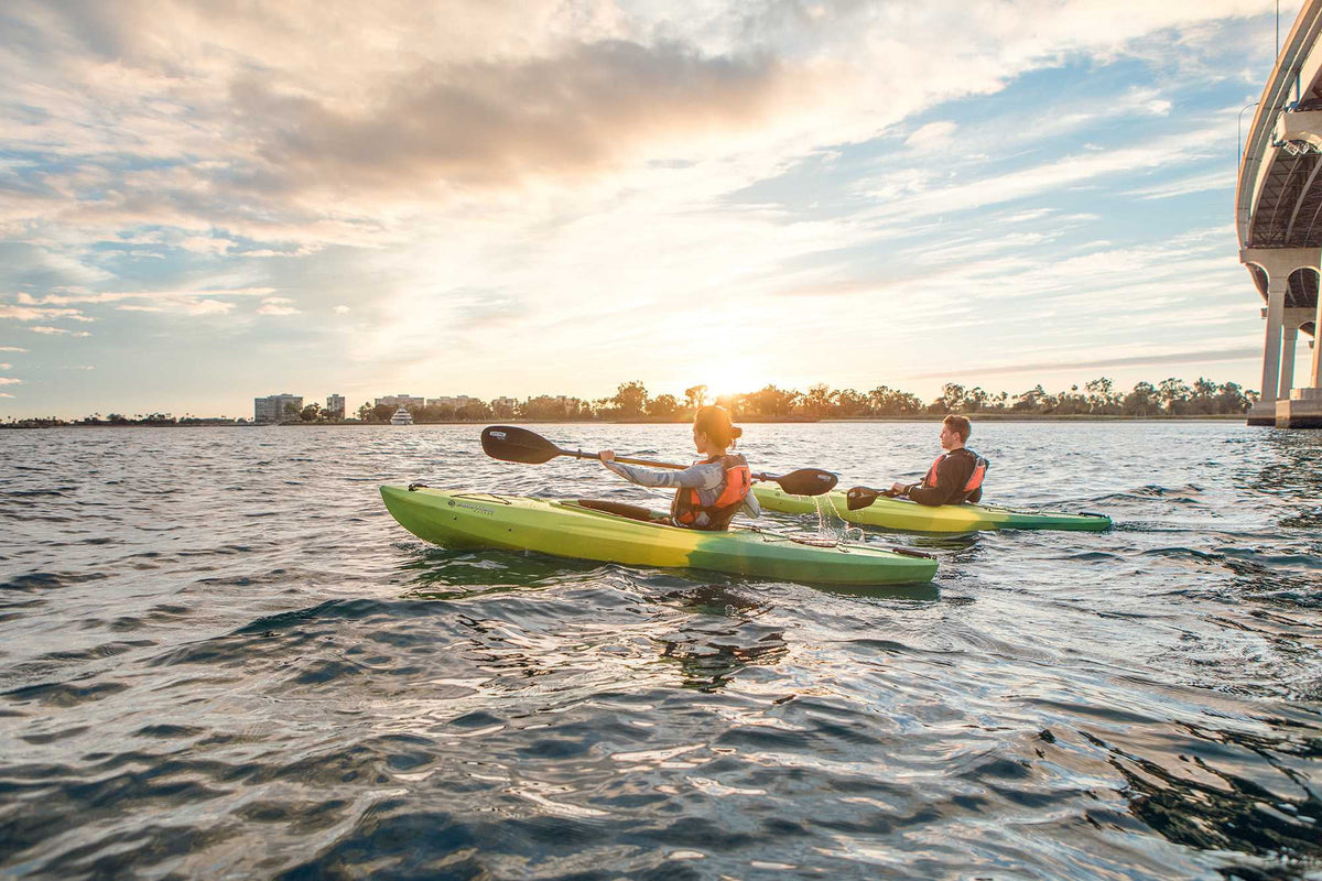 Lifetime Tide 123 inch Sit-Inside Kayak, Lemongrass Fusion (90848)