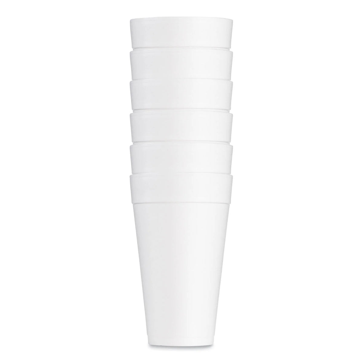 Dart Foam Drink Cups, 32oz, White, 25/Bag, 20 Bags/Carton -DCC32TJ32
