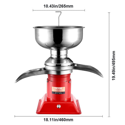 KFFKFF Milk Cream Centrifugal Separator Electric Cream Separator 100L/H 100-240V