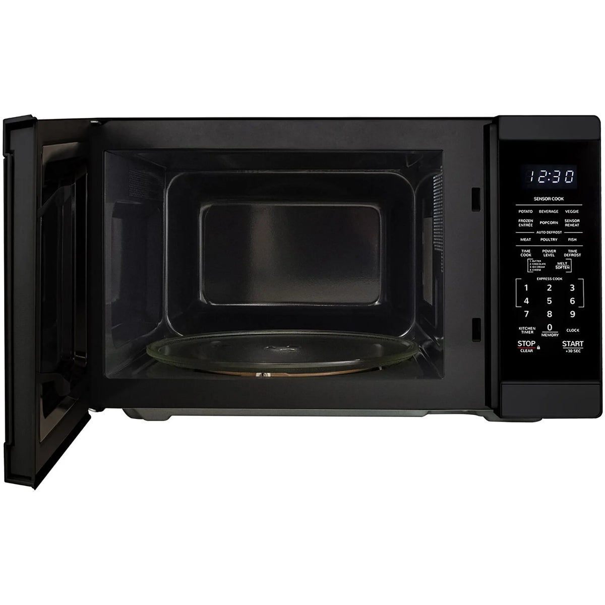 Sharp 1.4-Cu. Ft. Countertop Microwave Oven in Black