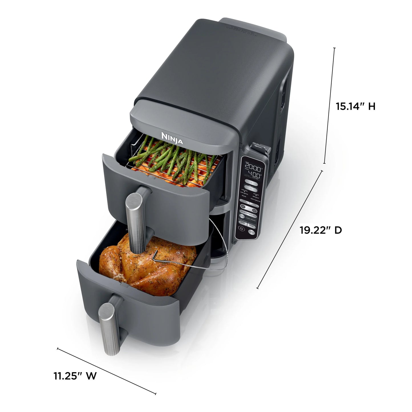 Ninja DoubleStack XL Smart 2-Basket Air Fryer