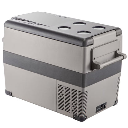 BENTISM 22L Portable Car Refrigerator, 23 Quart RV Fridge, 12/24V DC & 110-240V AC Vehicle Car Truck Boat Mini Electric Cooler for Driving Travel Fishing Outdoor and Home Use