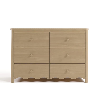Storkcraft Casablanca 6 Drawer Nursery Dresser, Sage