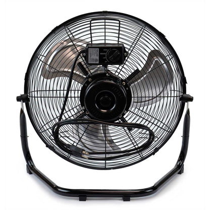 Newair 18" High-Velocity Industrial Floor Fan, Heavy Duty Metal Fan, Adjustable Tilt and 3 Speeds up to 4012 CFM, Rotatory Switch