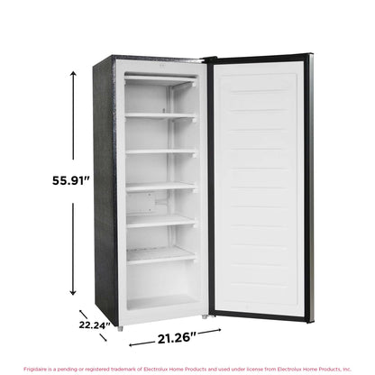 Frigidaire 6.5 Cu. ft. Upright Freezer, Platinum Silver, EFRF698