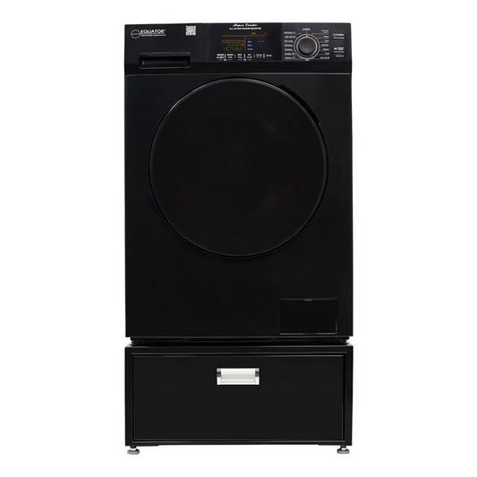 All-in-One Washer Dryer VENTED-DRY FASTER than Condense 15lb 110V + Pedestal