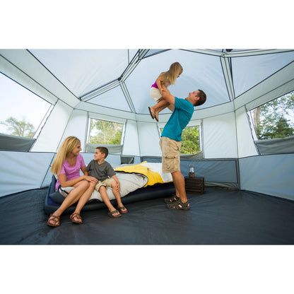 Ozark Trail 15' x 13' 8-Person Instant Hexagon Cabin Tent, 36.04 lbs