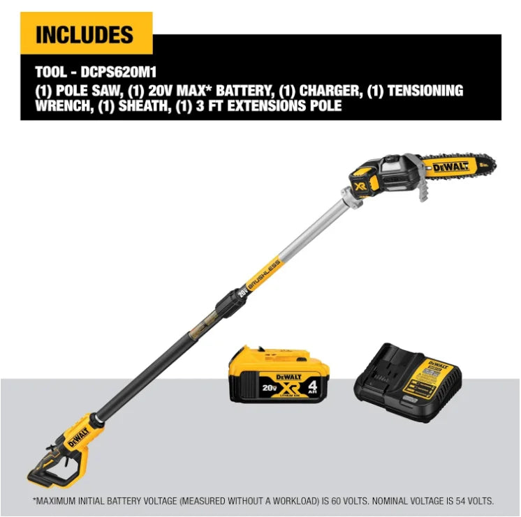 20V MAX XR CORDLESS POLE SAW KIT