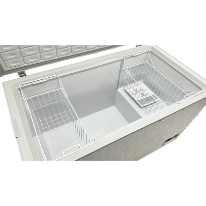 12 Cu.Ft. Chest Freezer, Deep Freezer with Top Open Door 49 in. Energy Saving Freezer, NSF