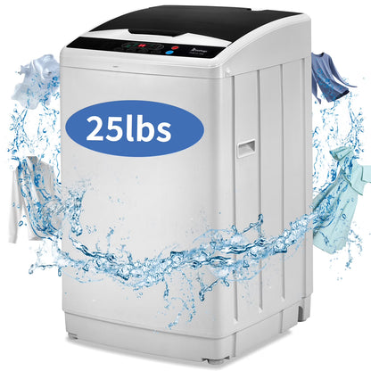 Ktaxon 17.8lbs Portable Fully Automatic Washing Machine W/ Drain Pump
