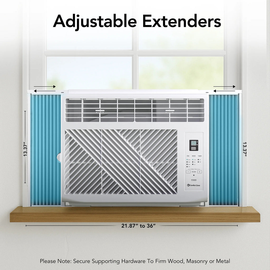 Comfort Zone 5,000 BTU Window Mounted Room Air Conditioner