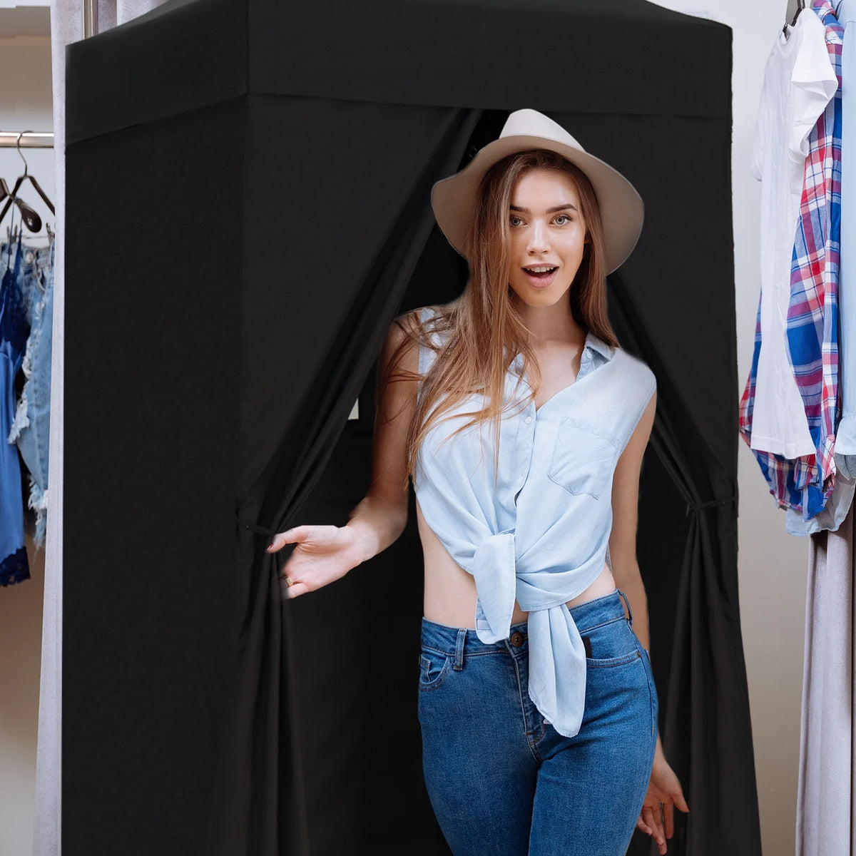 EAGLE PEAK Flex Ultra Compact 4 ft x 4 ft Pop-up Changing Room Canopy, Portable Privacy Cabana