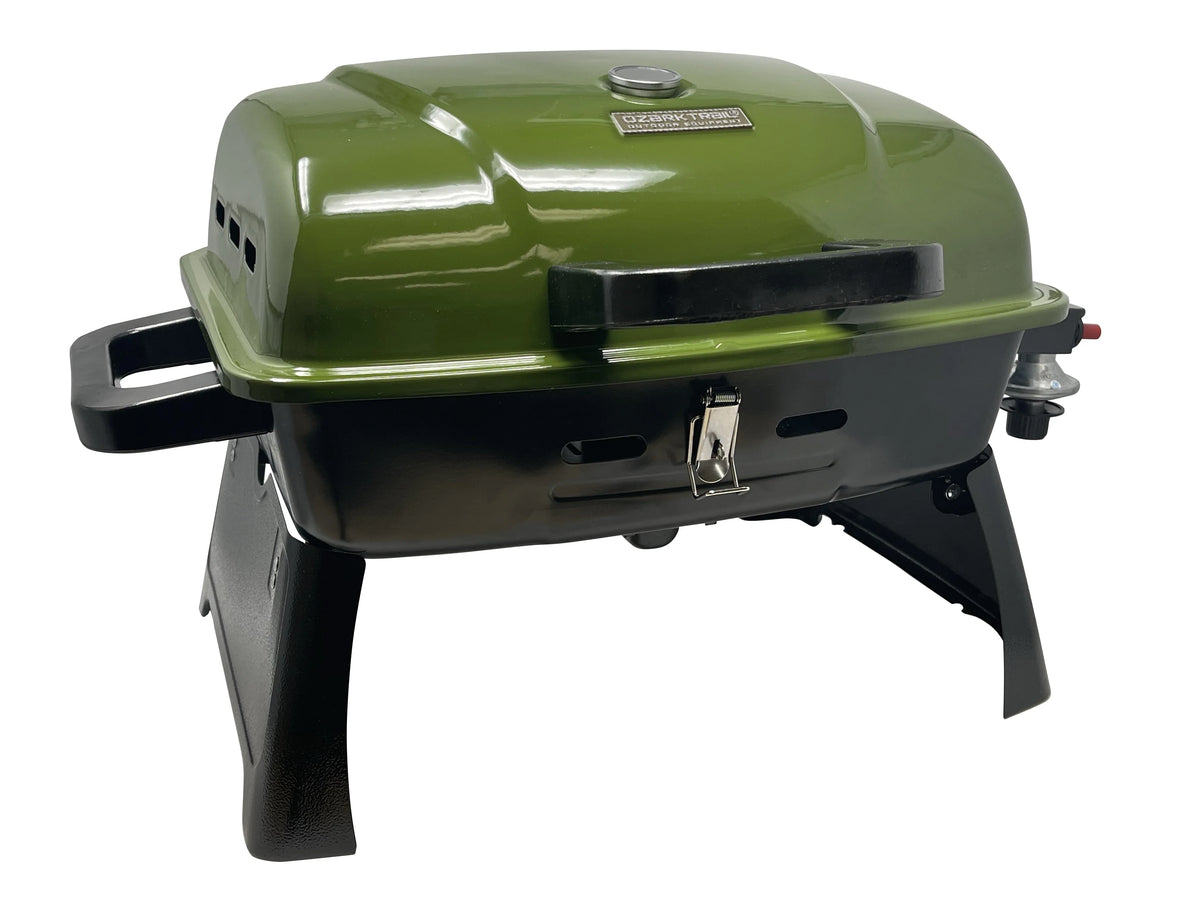 Ozark Trail Portable 1 Burner Gas Grill with Interchangeable Griddle Plate