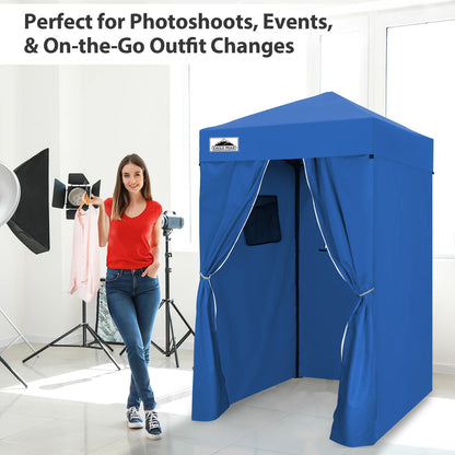 EAGLE PEAK Flex Ultra Compact 4 ft x 4 ft Pop-up Changing Room Canopy, Portable Privacy Cabana