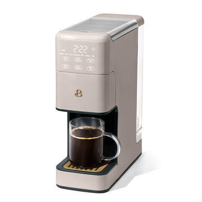 Beautiful Perfect Grind�?Programmable Single Serve Coffee Maker, White Icing by Drew Barrymore