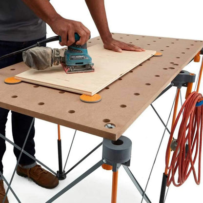 Bora CK22T Centipede Workbench Work Stand Saw Horse Tabletop with Dog Holes