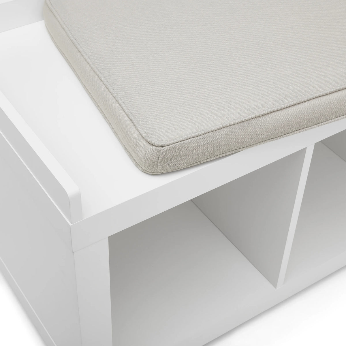 Better Homes & Gardens 4-Cube Shoe Storage 58.39" Bench, Weathered