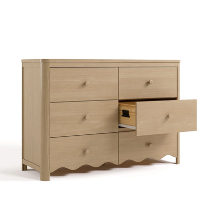 Storkcraft Casablanca 6 Drawer Nursery Dresser, Sage