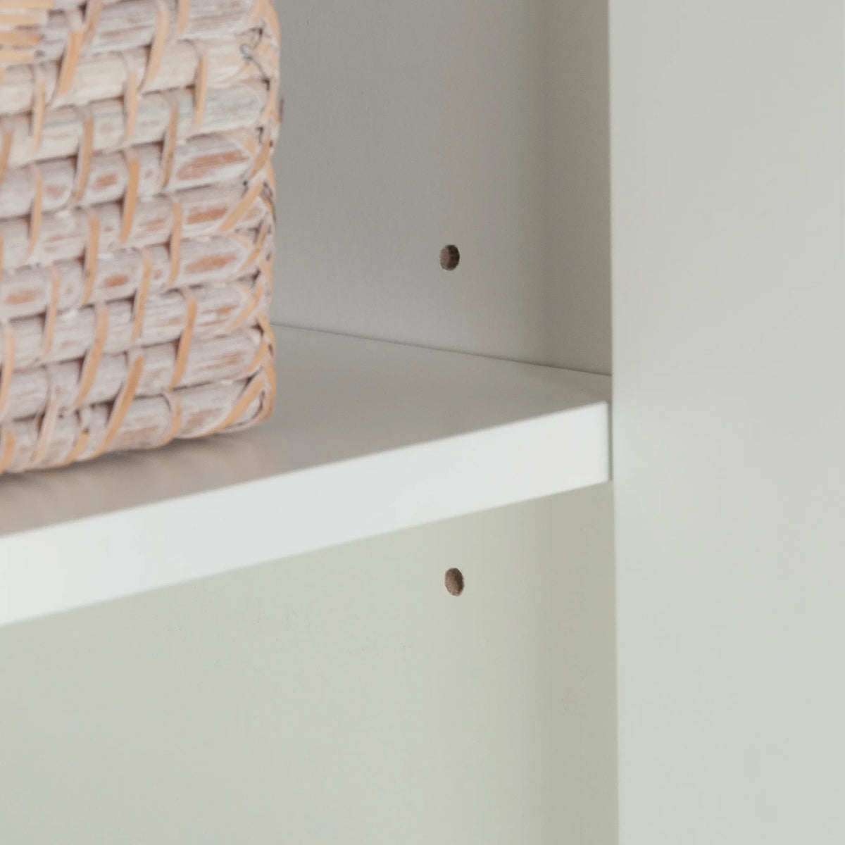 Sauder Two-Door Storage Cabinet, White Finish