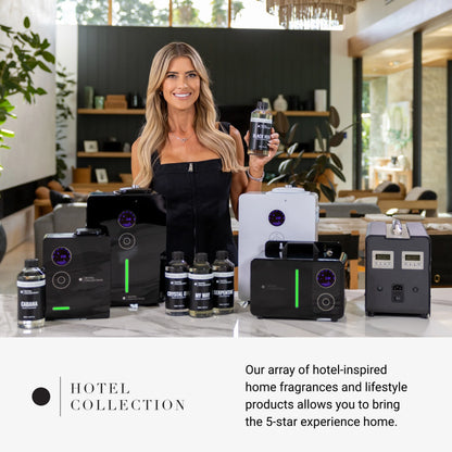 Hotel Collection | Studio Pro Essential Oil Diffuser | 600 sq ft Coverage | Cordless & Portable with Remote | Cold-Air Diffusion Technology Scent Diffuser | Home, Office & Business - Space Gray