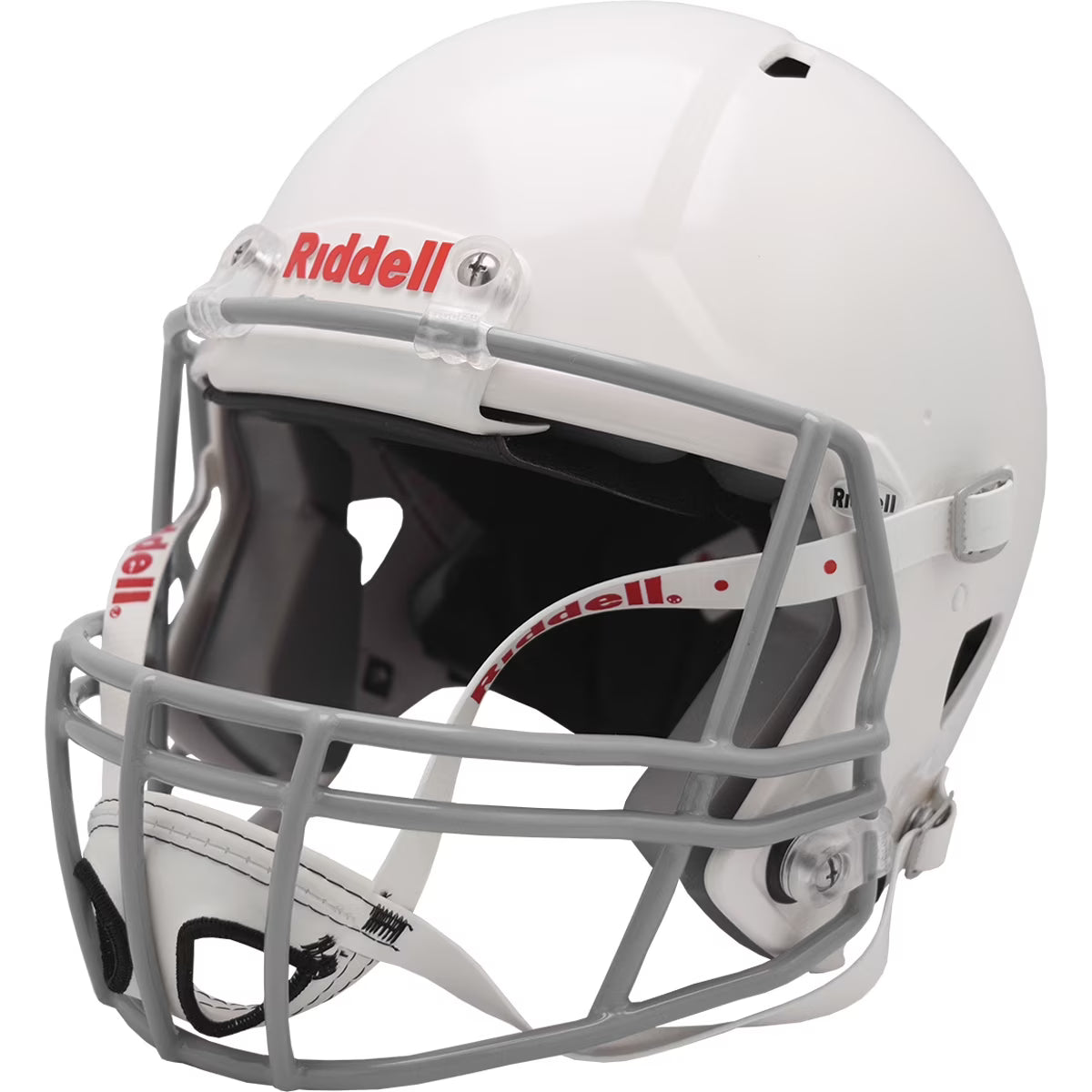 Riddell Speed Platform Youth Football Helmet, White/Gray, Large
