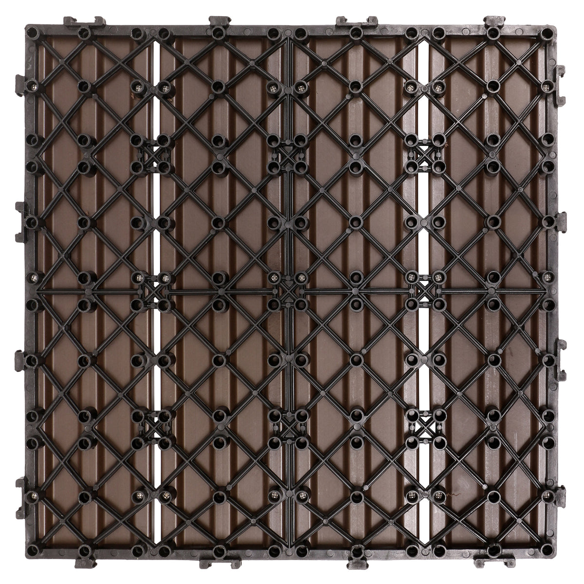 Golden Select WPC 12' x 12” Deck Tiles, 24 Tiles