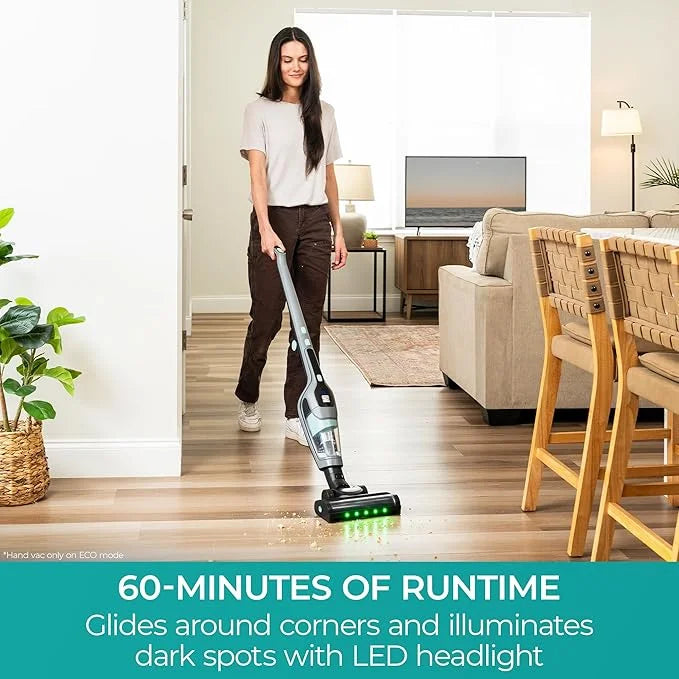 Kenmore DS1030 Lightweight Cordless Stick Vacuum Cleaner, 24V, White, Handvac under 3lbs