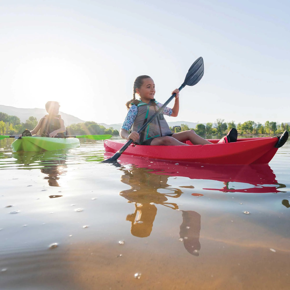 Lifetime Wave 6 ft Youth Kayak, Fire Red (91401)