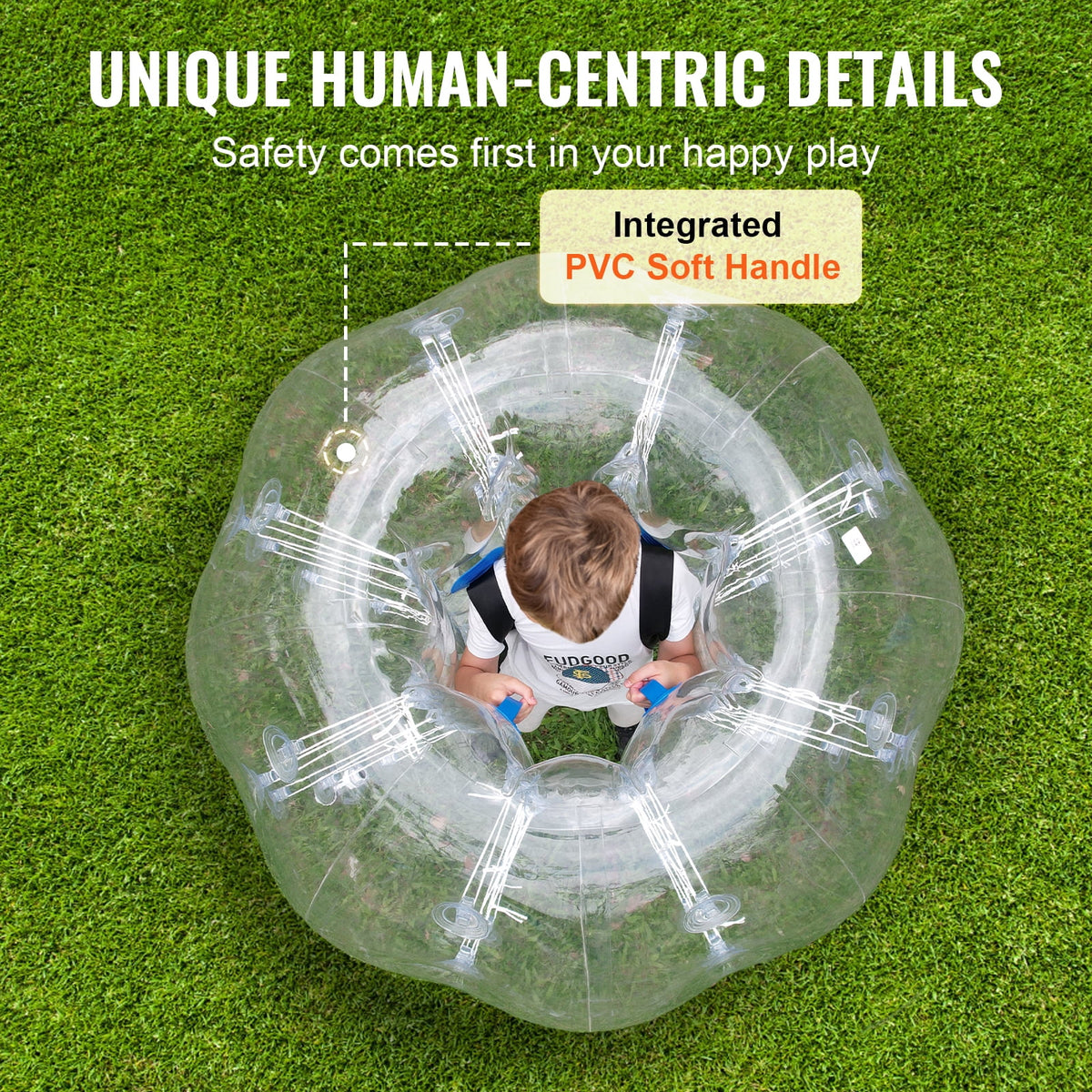 KFFKFF 4FT/1.2M Inflatable Bumper Balls 2-Pack Sumo Zorb Balls for Teens & Adults