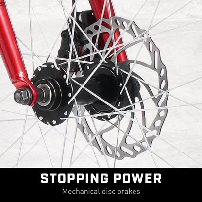 Mongoose Dolomite Adult Fat Tire Mountain Bike, 26-Inch Wheel, Red