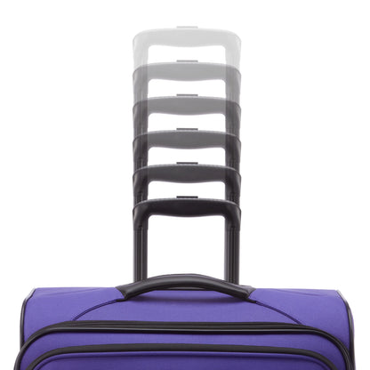 American Tourister X-Lite 3-Piece Luggage Set with Spinner Wheels - Light Grey