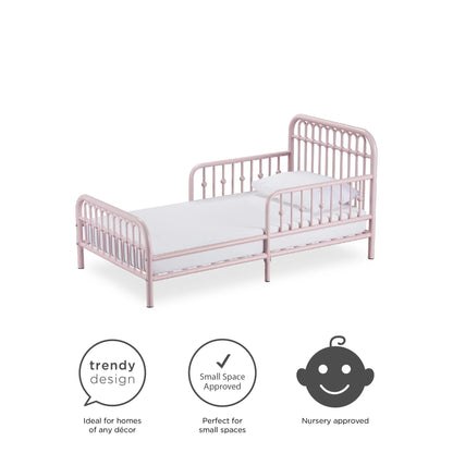 Little Seeds Monarch Hill Ivy Metal Toddler Bed, Gold