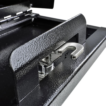 Mail Manager X2 Locking Mailbox Combo Kit with In-Ground Post, Black, 2 Compartment High Security Cluster