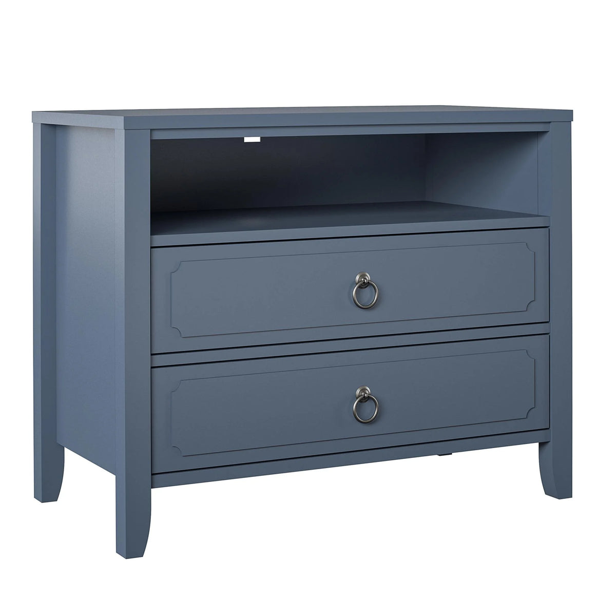 Her Majesty 2 Drawer Nightstand, Mustard Yellow