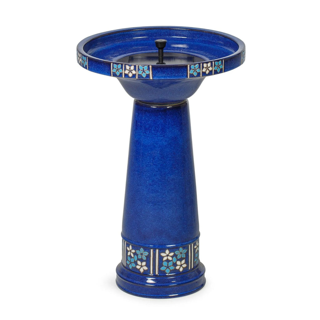 Louisa Solar Birdbath