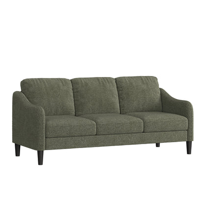 Mainstays Westley Swoop Arm Sofa, Burnt Orange