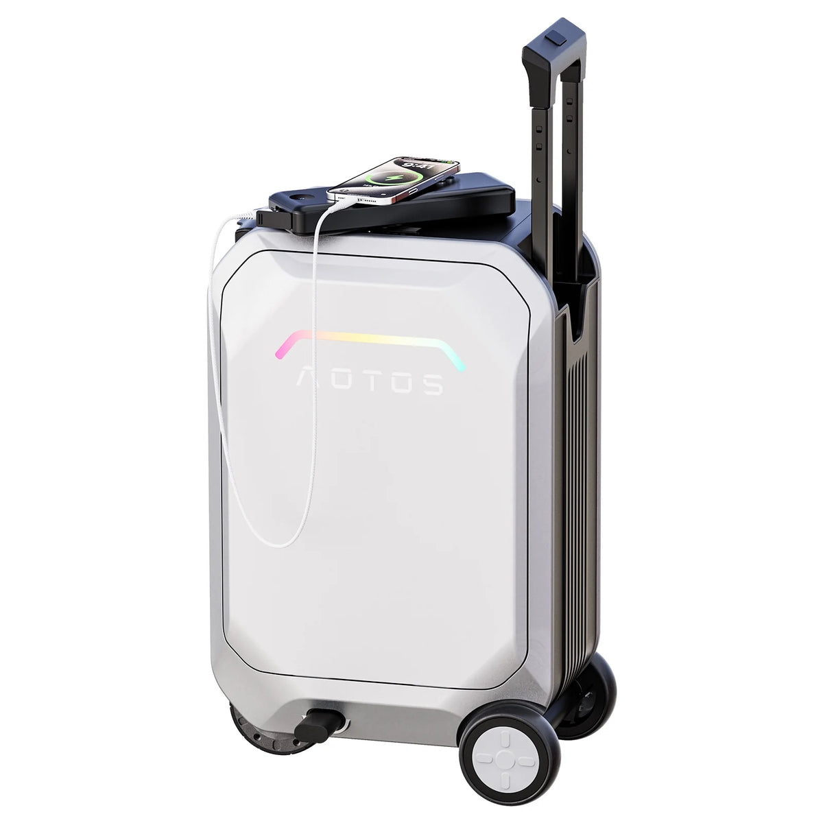L2-S Smart Rideable Luggage, Foldable Electric Scooter Suitcase, 6.2 mph Max Speed, 6.2-Mile Range, Lightweight Portable Design for Travel & Commute