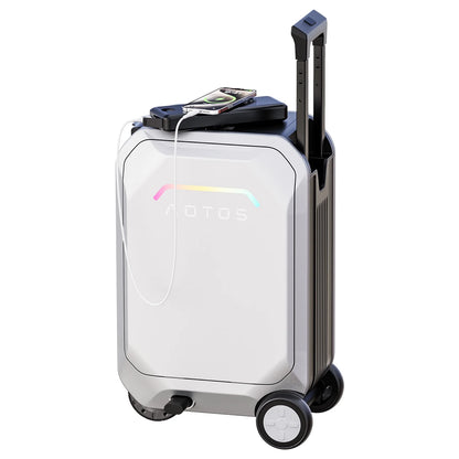 L2-S Smart Rideable Luggage, Foldable Electric Scooter Suitcase, 6.2 mph Max Speed, 6.2-Mile Range, Lightweight Portable Design for Travel & Commute