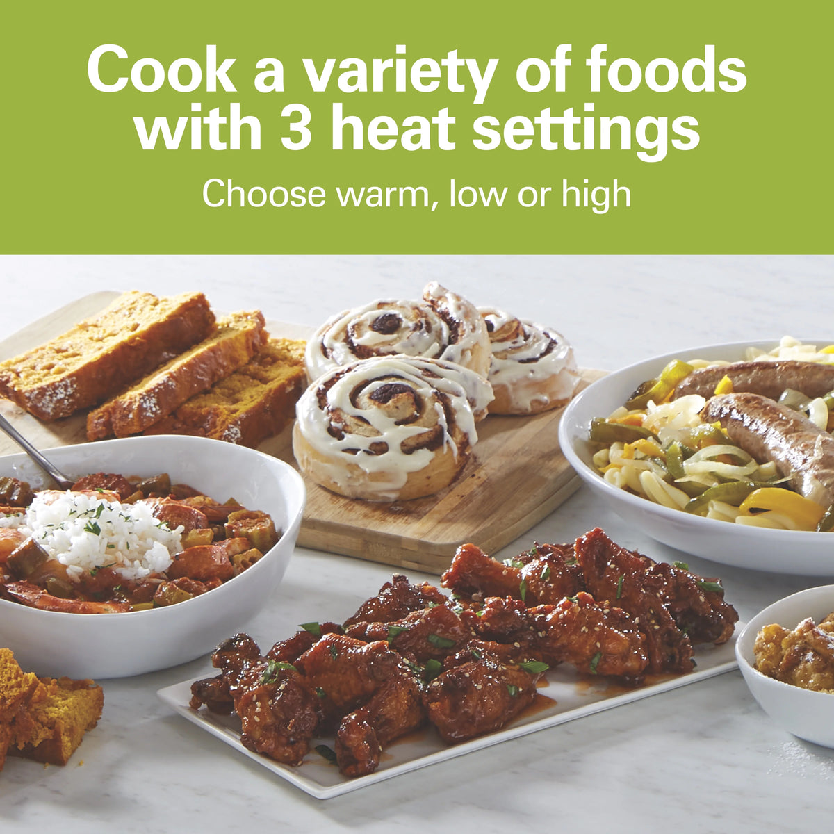 Hamilton Beach 4 Qt Programmable Slow Cooker, Stoneware Crock with Removable Pot, Stainless Steel