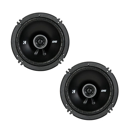 Kicker DSC650 6.5-Inch (160-165mm) Coaxial Speakers, 4-Ohm bundle