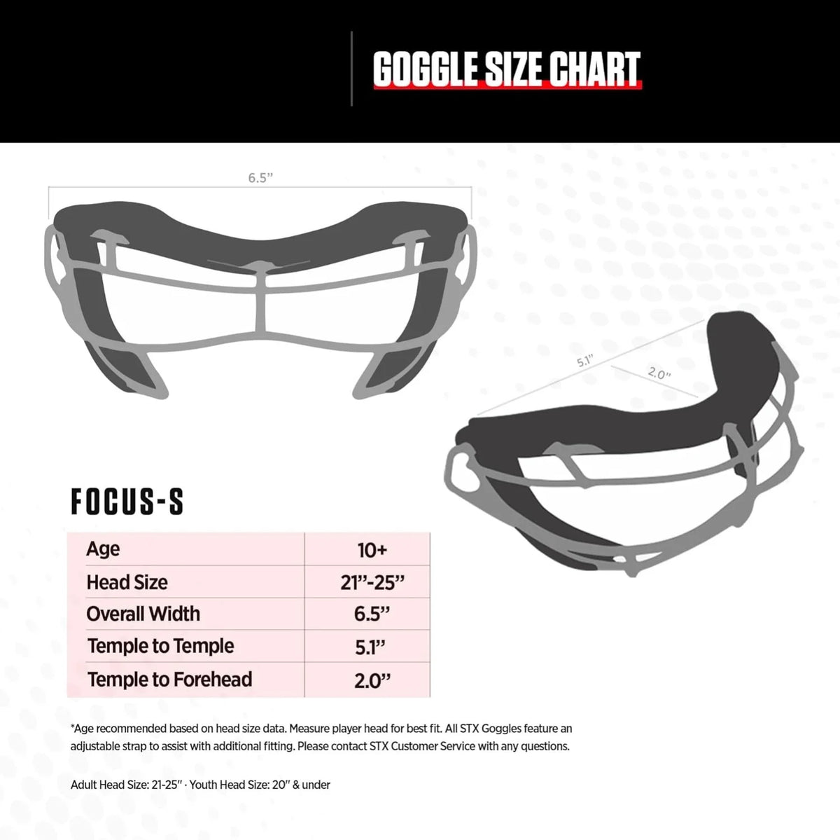 Lacrosse Focus-S Goggle