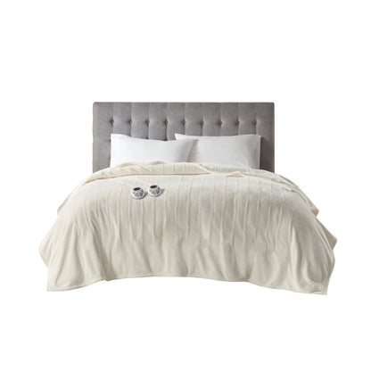 Serta Gray Polyester  Electric Blanket, Queen