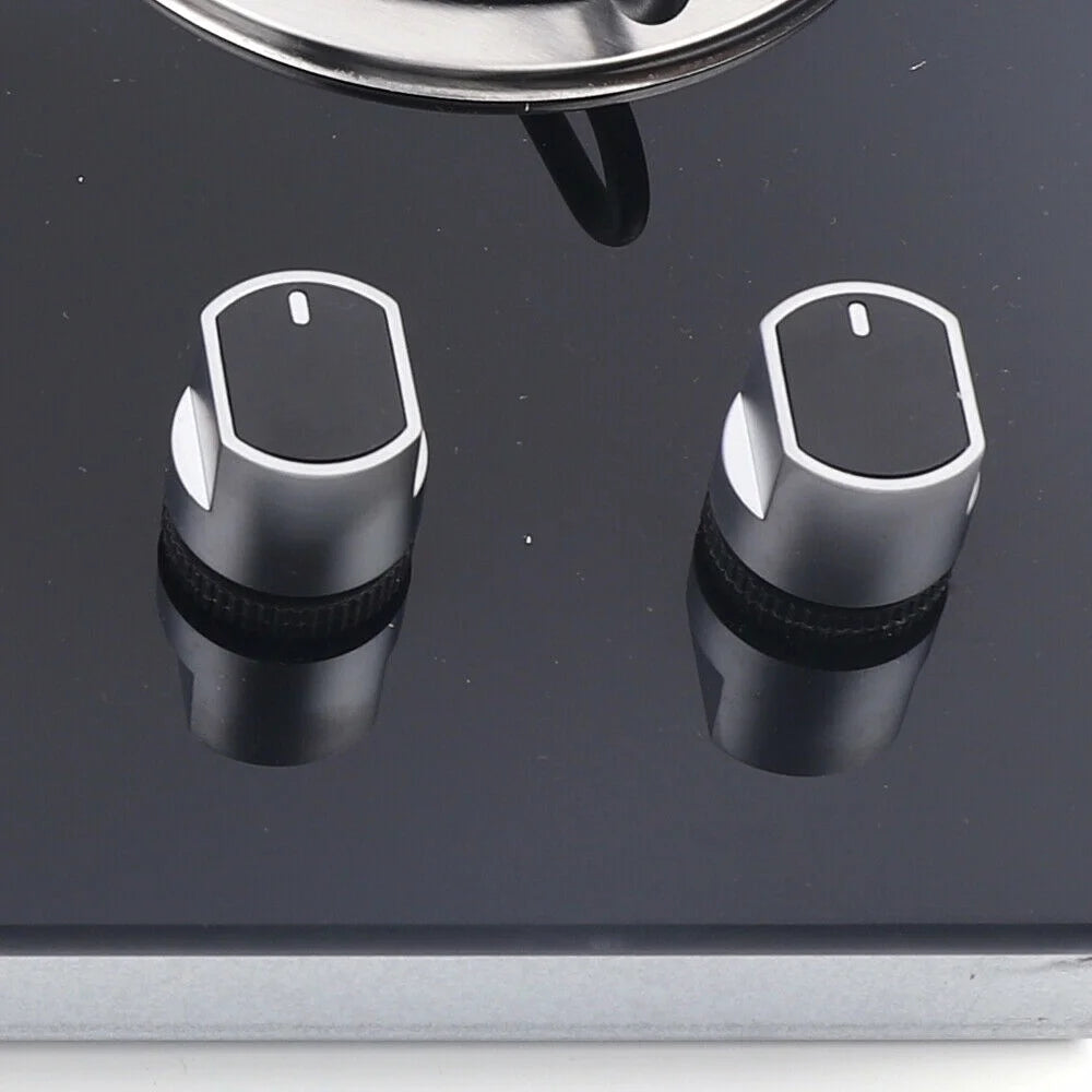 Mkyiongou LPG Cooktop Stainless Steel Boat Caravan RV Camper 2 Burners LPG Gas Stove Hob
