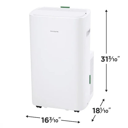 Frigidaire 8,000 BTU Portable Air Conditioner with Dehumidifier Mode for Rooms up to 150 Sq. Ft., White